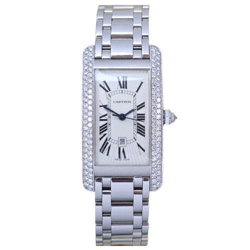 Cartier Tank Am&eacute;ricaine White Gold WB7026L1