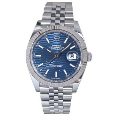 Rolex Datejust 41 Blue Motif Dial 126334