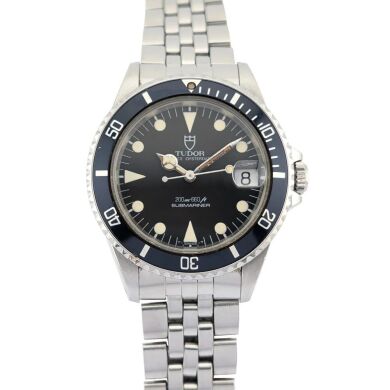 Tudor 75090 Submariner Prince Oysterdate Black 36mm 1988