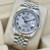 Rolex Datejust 36 Silver Romans 18K White Gold Ref 116234 - 6