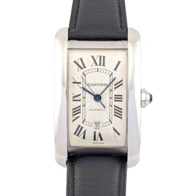 Cartier 2928 Tank Am&eacute;ricaine XL 18k White Gold 32mm Box & Papers