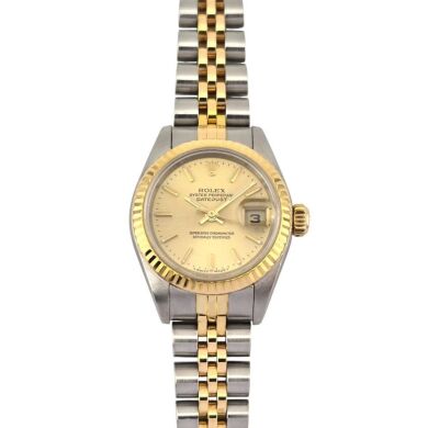 Rolex 79173 Lady-Datejust Two Tone Champagne Dial