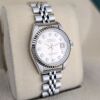 Rolex 69174G Lady-Datejust Silver Diamond Dial - 2