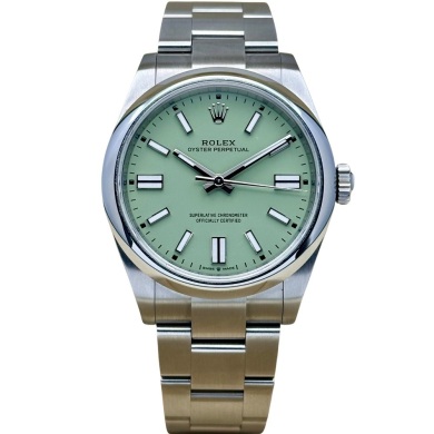 Rolex Oyster Perpetual 41 Pistachio Dial 2025