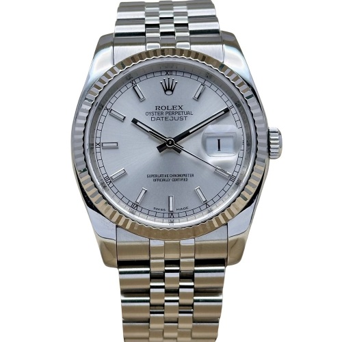 Rolex Datejust 36 Silver Dial Super Jubilee Ref 116234 2016