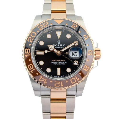 Rolex 126711CHNR GMT-Master II Everose Rootbeer 40mm 2023 Box & Papers