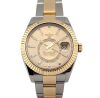 Rolex 326933 Sky-Dweller Two Tone Champagne 42mm Box & Papers