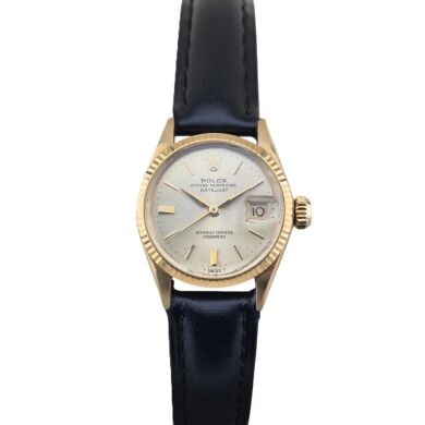 Rolex 6517 Oyster Perpetual Lady Date 18k Yellow Gold
