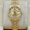 Rolex Lady-Datejust 26 Champagne Diamond 18K Yellow Gold President Ref 69178 - 4