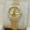 Rolex Lady-Datejust 26 Champagne Diamond 18K Yellow Gold President Ref 69178 - 6