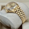 Rolex Lady-Datejust 26 Champagne Diamond 18K Yellow Gold President Ref 69178 - 8