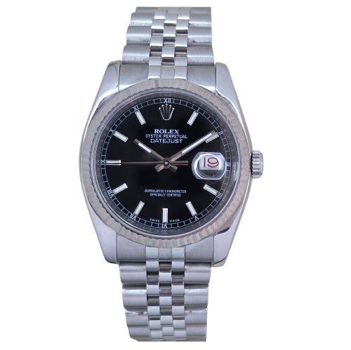 Rolex Datejust 36 Black Stick 116234