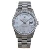 Rolex Day-Date 36 White Gold 18049 Factory Diamonds