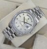 Rolex Day-Date 36 White Gold 18049 Factory Diamonds - 2