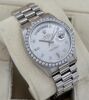 Rolex Day-Date 36 White Gold 18049 Factory Diamonds - 3