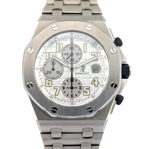 Audemars Piguet 25721TI Royal Oak Offshore Titanium Silver Dial 42mm ~2010s