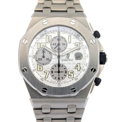 Audemars Piguet 25721TI Royal Oak Offshore Titanium Silver Dial 42mm ~2010s