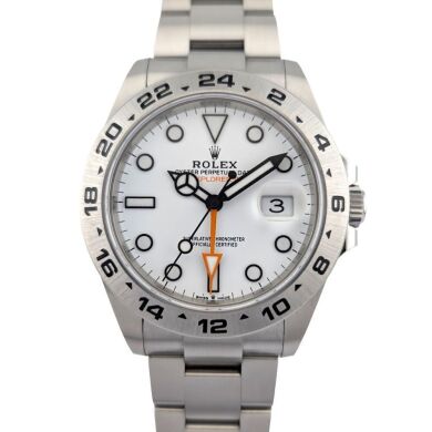 Rolex 226570 Explorer II Polar White 42mm 2021 Box & Papers