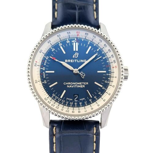 Breitling A17325 Navitimer Automatic 38 Blue Box & Papers