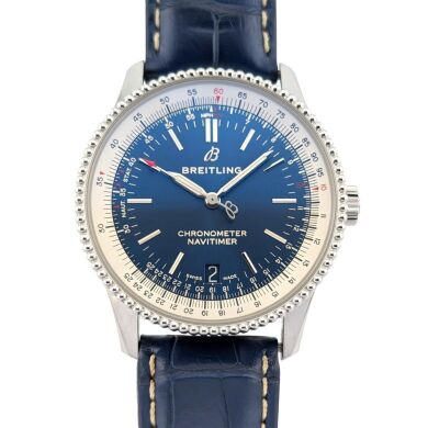 Breitling A17325 Navitimer Automatic 38 Blue Box & Papers