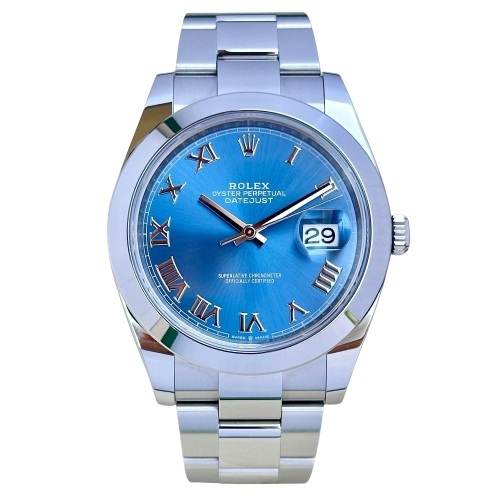 Rolex Datejust 41 Azzurro Blue 2023 - DISCONTINUED DIAL!