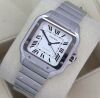 Cartier Santos De Cartier Medium White WSSA0029 NEW 2026 - 2