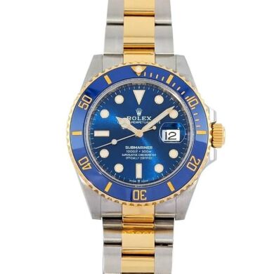 Rolex 126613LB Submariner Date Two Tone Bluesy 41mm 2022 Box & Papers