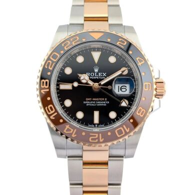 Rolex 126711CHNR GMT-Master II Everose Rootbeer 40mm 2023 Box & Papers