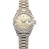 Rolex 69139 Lady-Datejust White Gold President Factory Diamond
