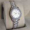 Rolex 69139 Lady-Datejust White Gold President Factory Diamond - 2