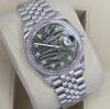 Rolex Datejust 36 Rare Palm Motif Diamond Discontinued 126234 - 4