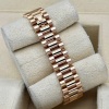 Rolex Lady-Datejust 28 18K Rose Gold President Chocolate Diamond Star - 8