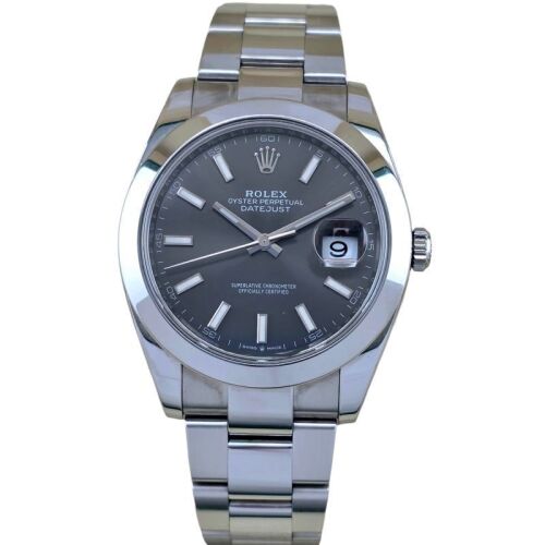 Rolex Datejust 41 126300 Rhodium Dial
