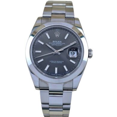 Rolex Datejust 41 126300 Rhodium Dial