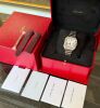 Cartier Santos De Cartier Medium White W4SA0005 FACTORY BEZEL - 8