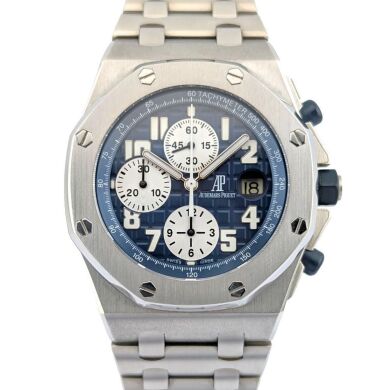 Audemars Piguet 25721ST Royal Oak Offshore Navy Blue Themes 42mm Box & Papers