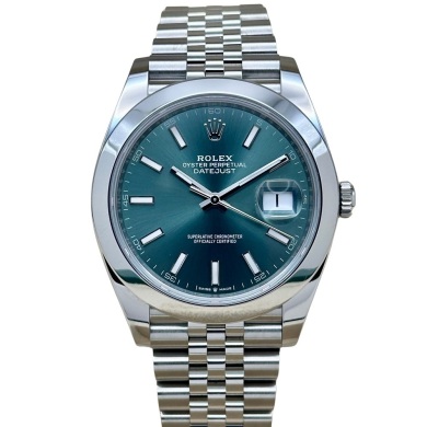Rolex Datejust 41 Mint Green Dial Jubilee 2025 MINT!