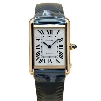 Cartier Tank Louis Cartier Large White Romans 18K Yellow Gold Automatic Ref WGTA0357 2026 NEW!!
