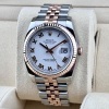 Rolex Datejust 36 White Romans 18K Rose Gold Ref 116231 - 3