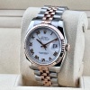 Rolex Datejust 36 White Romans 18K Rose Gold Ref 116231 - 5