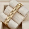 Rolex Lady-Datejust 26 Champagne String Diamond 18K Yellow Gold President Ref 69178 - 10