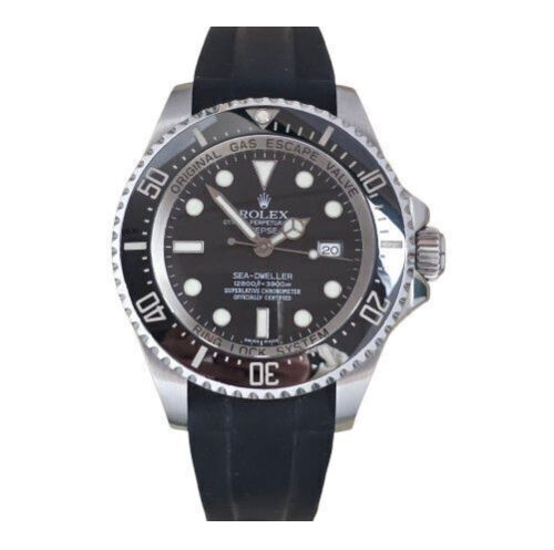 Rolex Sea-Dweller Deepsea 116660 On Rubber!