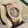 Hublot One Click Sang King 18k Gold Diamonds 2021 Box & Papers - 3