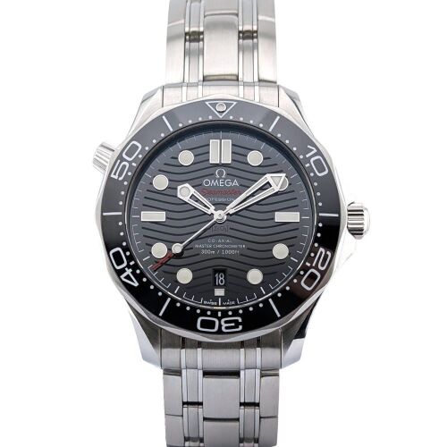Omega 210.30.42.20.01.001 Seamaster Diver 300 M Black 42mm Box & Papers