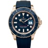 Rolex Yacht-Master 40 Oysterflex 18K Rose Gold Ref 116655
