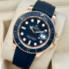 Rolex Yacht-Master 40 Oysterflex 18K Rose Gold Ref 116655 - 4