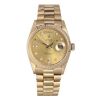 Rolex Day-Date 36 Champagne Diamond 18238
