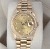 Rolex Day-Date 36 Champagne Diamond 18238 - 3