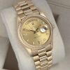 Rolex Day-Date 36 Champagne Diamond 18238 - 4