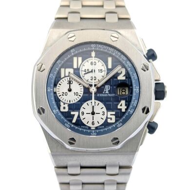 Audemars Piguet 25721ST Royal Oak Offshore Navy Blue Themes Box & Papers